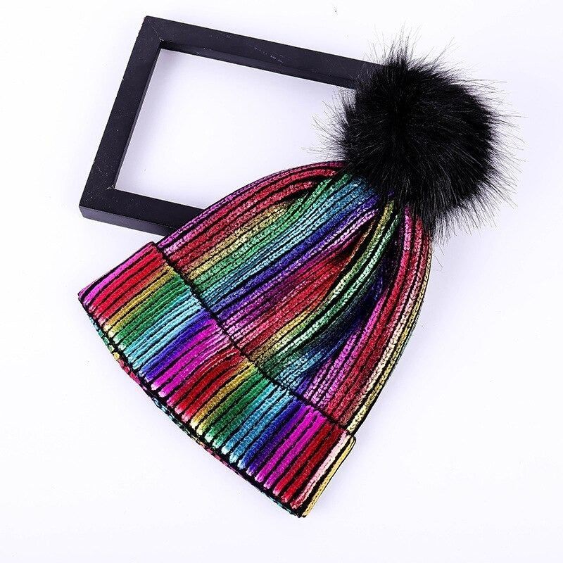 Gorro dama inviero brillante